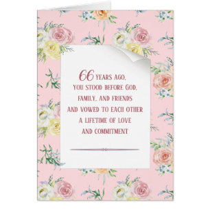 Rose d'aquarelle 66e anniversaire
