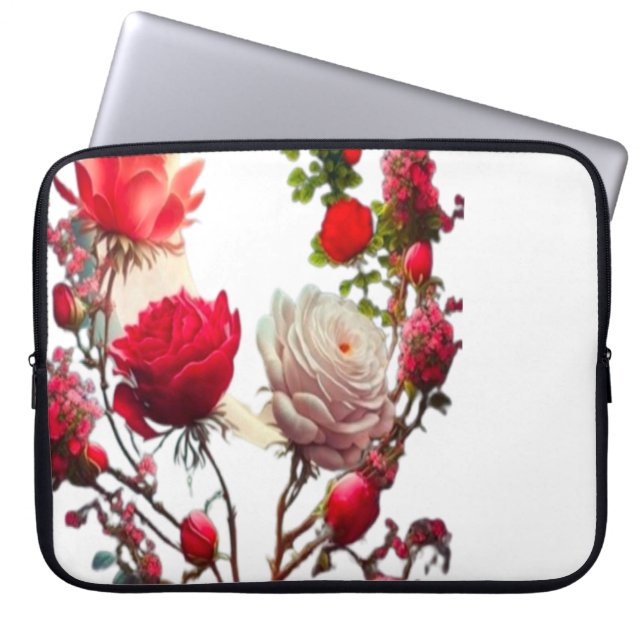 Rose day  laptop sleeve (Front)