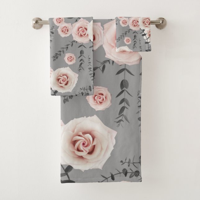 Rose de beauté floue Eucalyptus Motif #2 #floral (En situation)