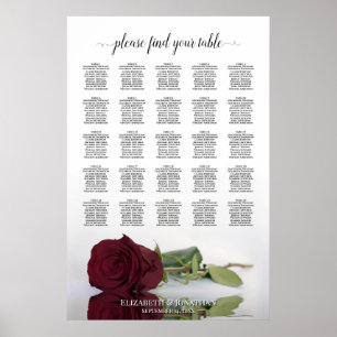 Rose de Bourgogne 25 Tableau Mariage