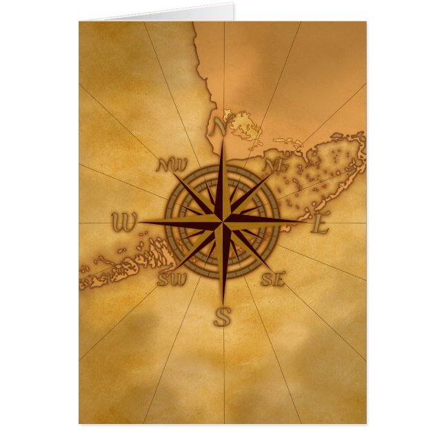 Rose de boussole antique de style (Devant)