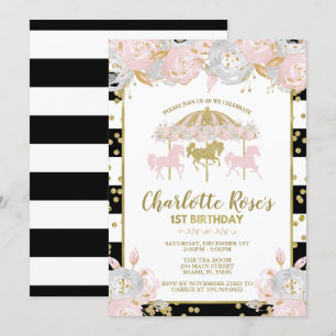 Rose de carrousel et première invitation