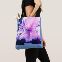 ROSE DE FERME ET SAC BLEU