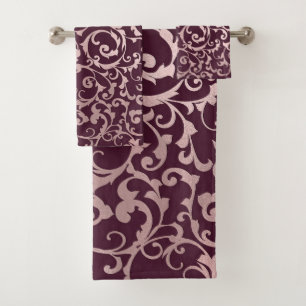 Rose de framboise Or Elegant Royal Princess Damask