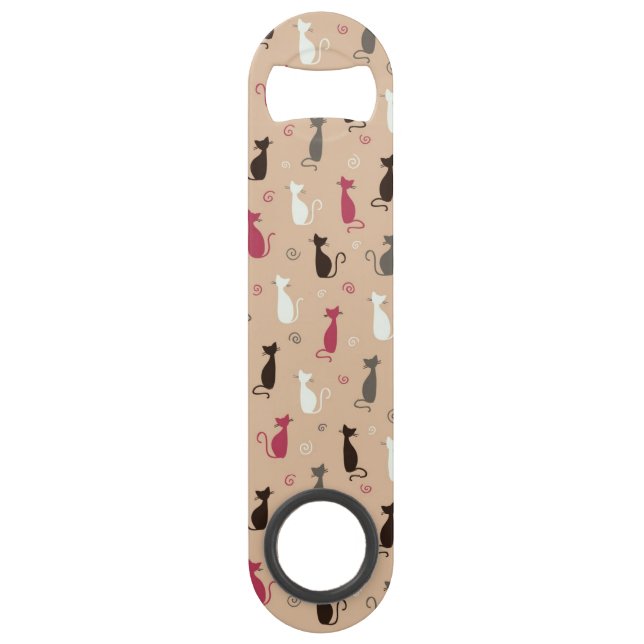 rose de motif de chats (Devant)