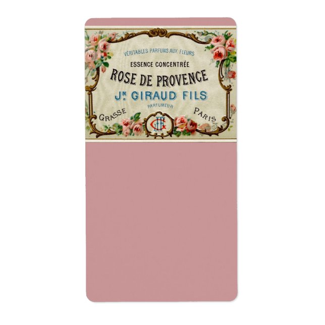 Rose de Provance a French Perfume (Front)