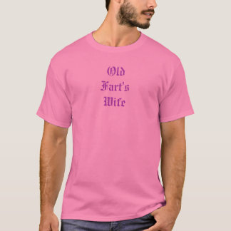 Rose de T-shirt de l'épouse du vieux pet