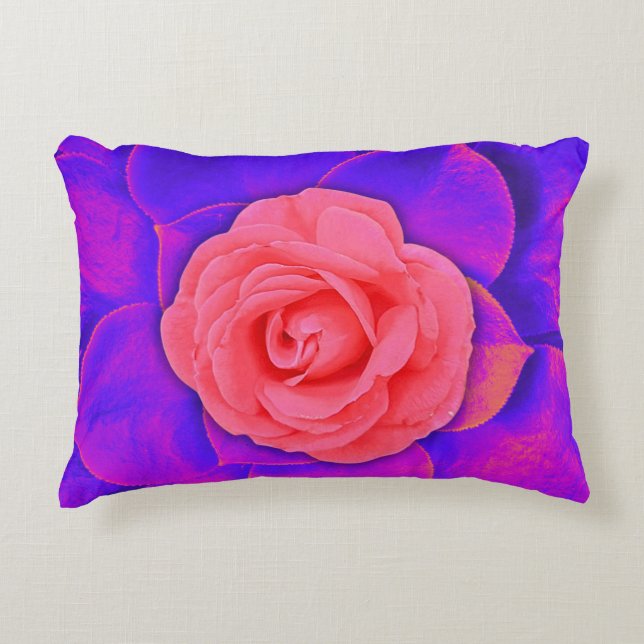 Rose Delight Accent Pillow (Front)
