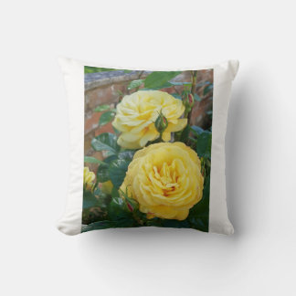 rose delights throw pillow