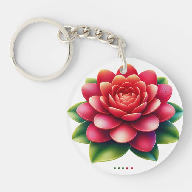 Rose desien keychain (Front)