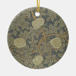 'Rose' design Ceramic Ornament