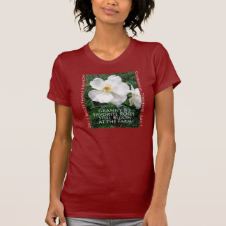 Rose Design for dark coloured shirts