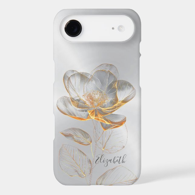 Rose d'Or Argent Ajouter un nom  (Verso)