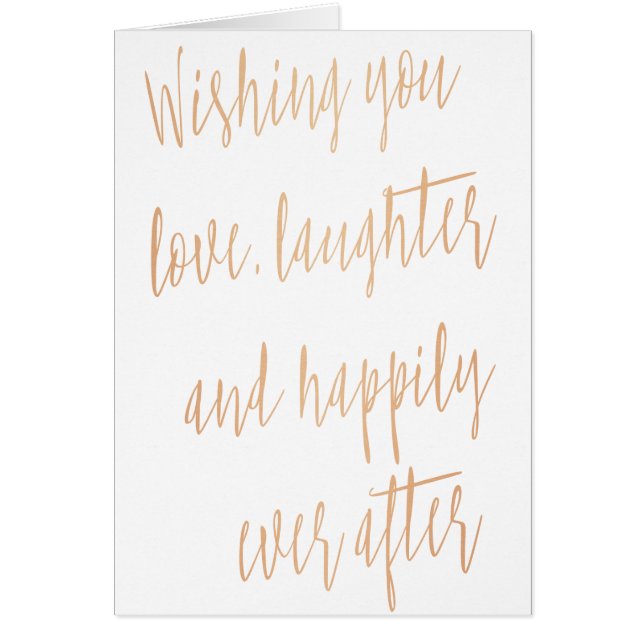 Rose d'or "Je vous souhaite de l'amour" (Devant)