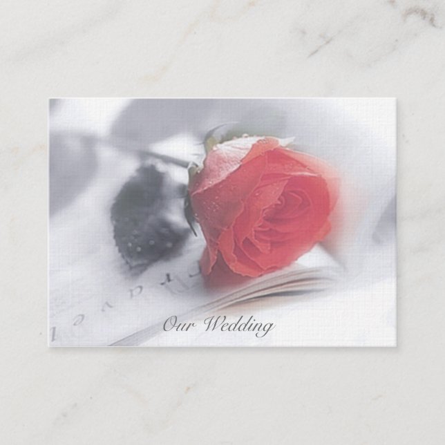 Rose Dream Wedding Invitation (Front)