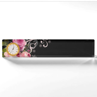 Rose Elegance Nameplate