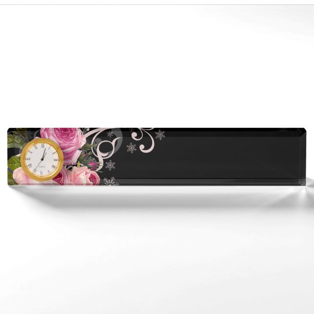 Rose Elegance Nameplate (Front)