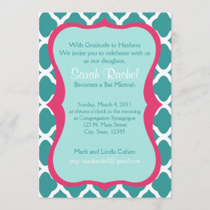 Rose et invitation bleu