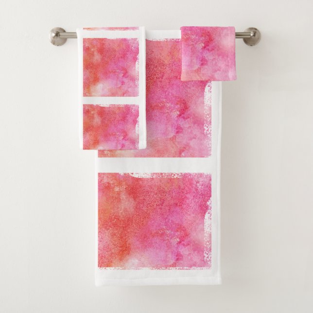 Rose et orange d'effet de trellis et de marbre (En situation)