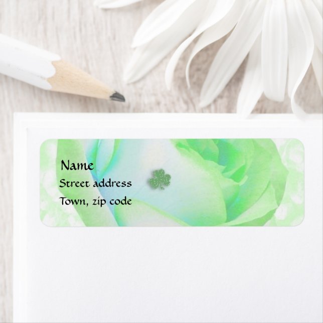Rose et Shamrock celte (En situation)