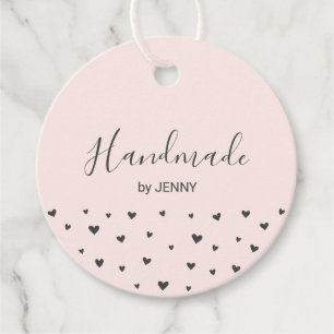 rose   Étiquette Cartes, Emballage artisanal