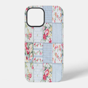 Rose Fabric: Elegant Background Design iPhone 12 Case