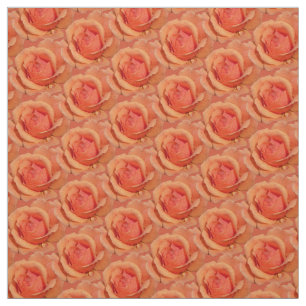Rose Fabric Orange Rose Fabric Customized Textiles