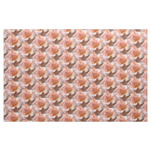 Rose Fabric Peach Wild Rose Fabric Customize (Fat Quarter)