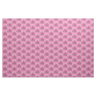 Rose Fabric Pink Rose Fabric Cotton or Poly Custom