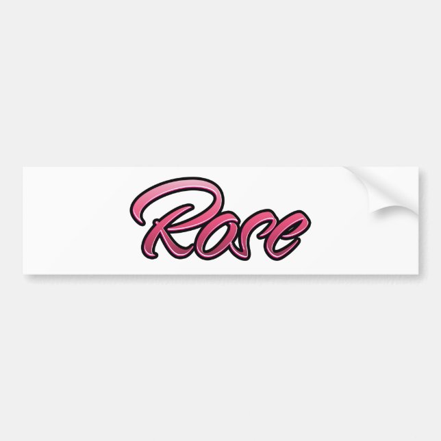 Rose faded pink Aufkleber Sticker (Front)