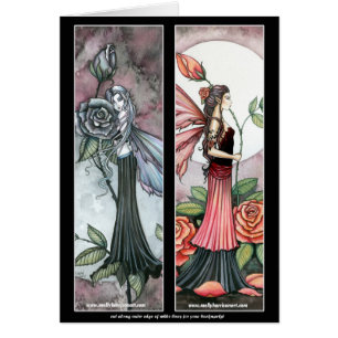 Rose Fairy Bookmarks Card by Molly Harrison