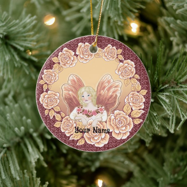 Rose Fairy Ring personnage fée ornement (Arbre)