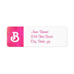 Rose Fantasy address label