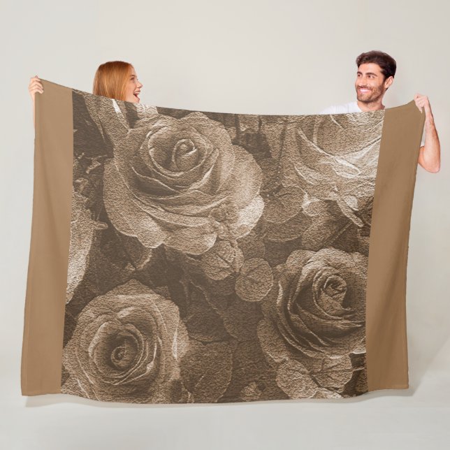 Rose Fleece Blanket (In Situ)
