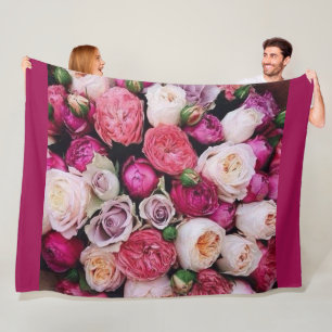 Rose Fleece Blanket