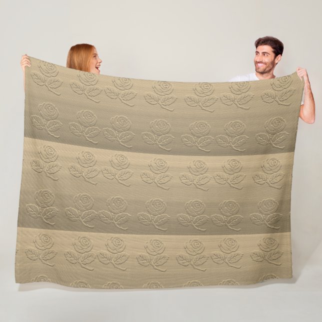 Rose Fleece Blanket (In Situ)