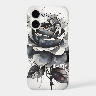 Rose - Fleurs aquarelles