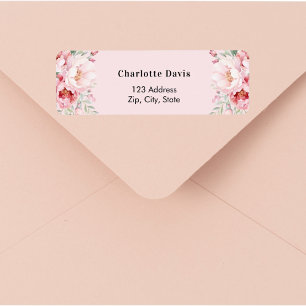 Rose fleurs roses adresse de retour