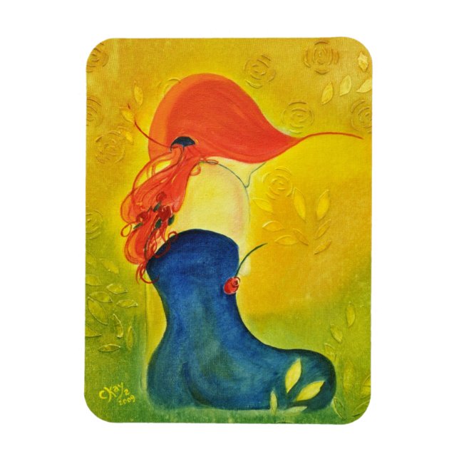 Rose Flexi Magnet (Vertical)