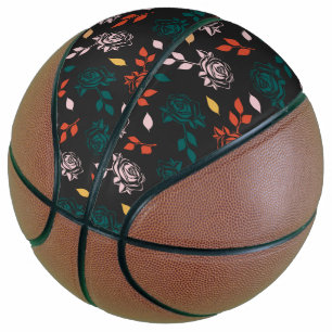 Rose Floral Basketball