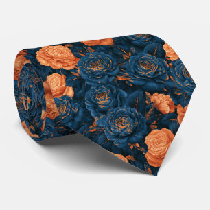 Rose Floral Father Day Outdoor Wedding Tie