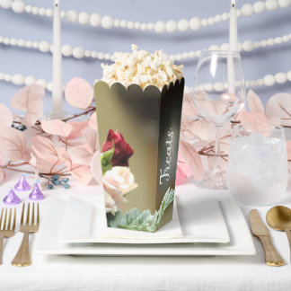 Rose Floral Image Favor Box