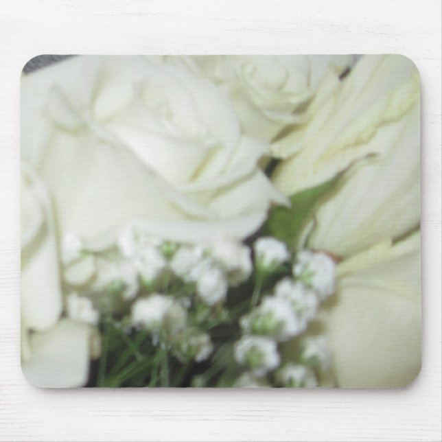 Rose Floral Mouse Pad (Front)