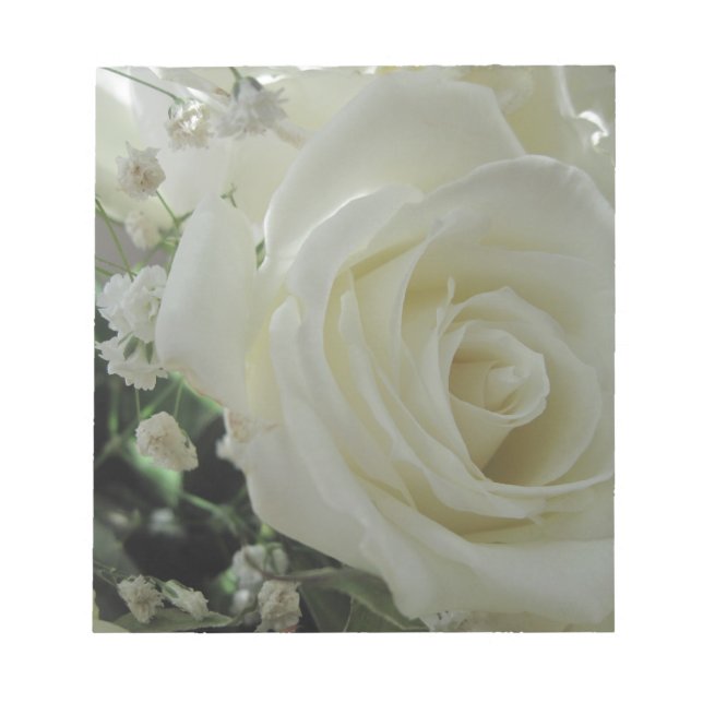 Rose Floral Notepad (Front)