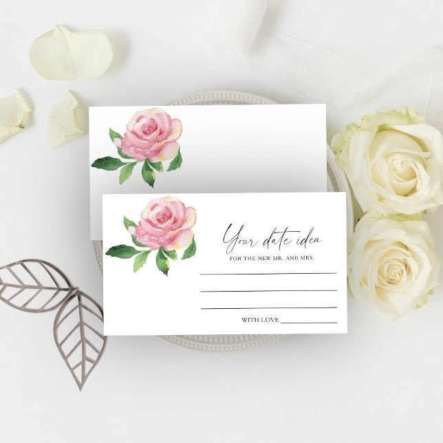 Rose Flower - Date night ideas \ Date jar Enclosure Card (Creator Uploaded)