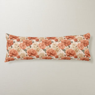 Rose Flower Interior Design Artistic Couch Body Pillow