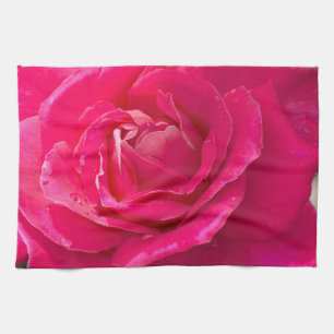 Rose flower kitchen towel