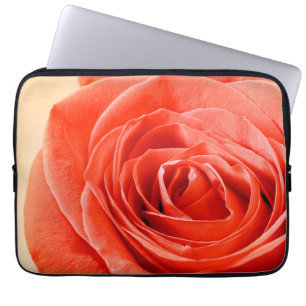 Rose flower laptop sleeve