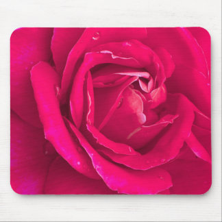 Rose flower mouse pad