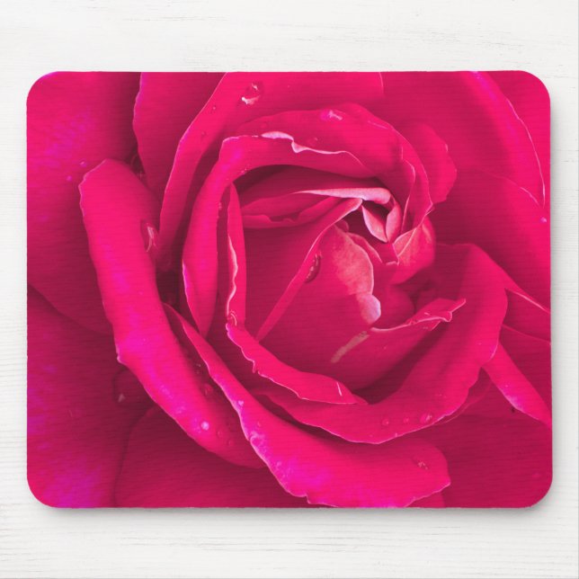 Rose flower mouse pad (Front)